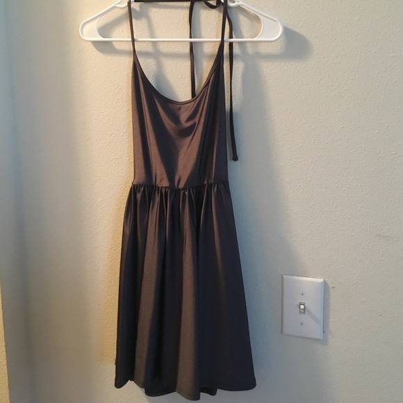 American Apparel Grey Nylon Dress