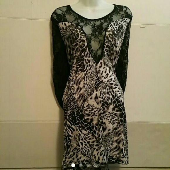 Animal print dress