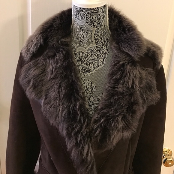 Genuine shearling coat - Picture 2 of 10