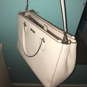 large brand new beige/off white kate spade purse