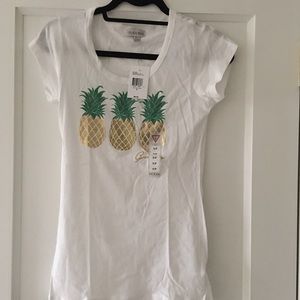 Guess pineapple t shirt. Small