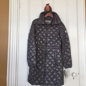 Michael Kors Puffer Coat Slate Size XS
