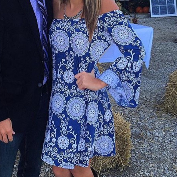 Boutique off the shoulder dress