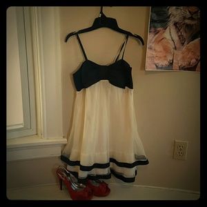 Sheer dress / red heals