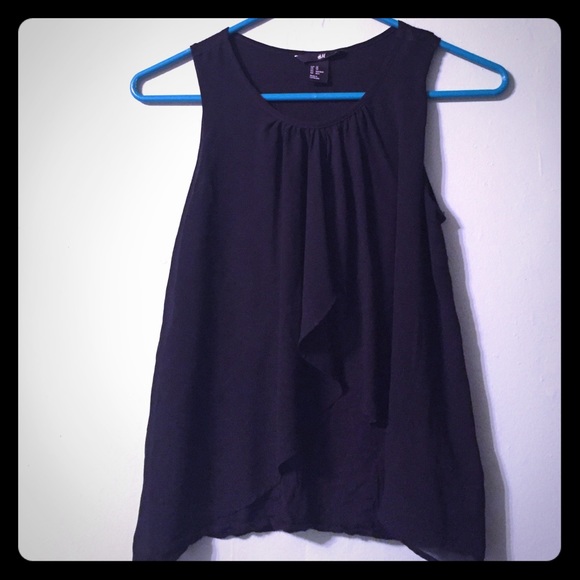 H&M Black Tank Top-XS