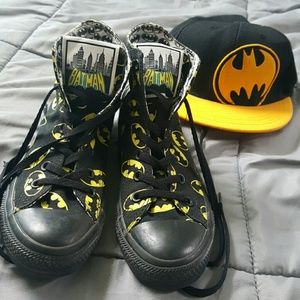 Batman hightop converse, great condition!