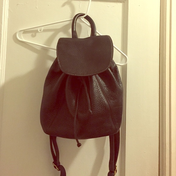 Vintage coach leather backpack