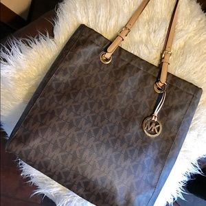 authentic MK large logo tote