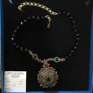 Crystal statement necklace