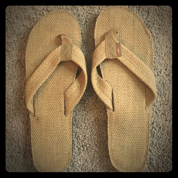 Hemp flip flops!