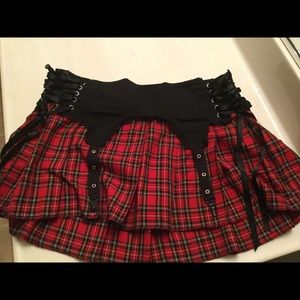 Tripp plaid skirt