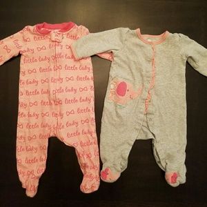 Koala Kids one-piece pajamas for baby girl