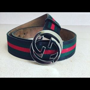Gucci Belt Signature Red/Green
