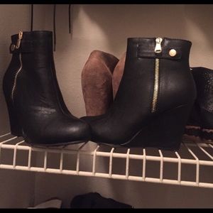 Black booties brand new