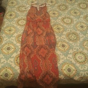 Cute long maxi boho dress