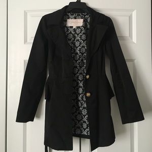 Peplum coat