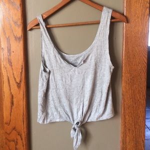 Scoop neck crop top size medium