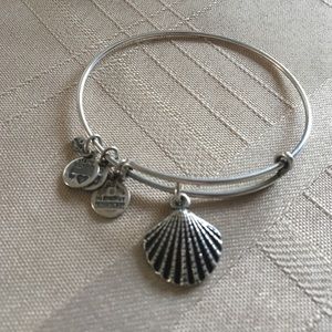 Alex & Ani Sea Shell Bracelet Silver