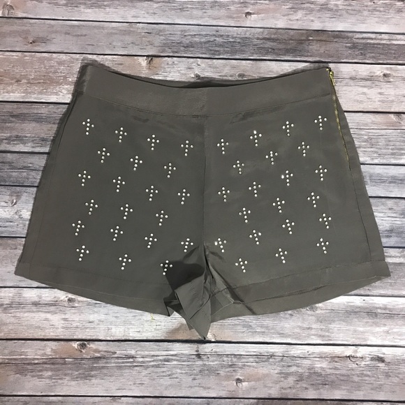 NEW Umgee High Waist Dress Shorts Rhinestone S M L - Picture 3 of 4