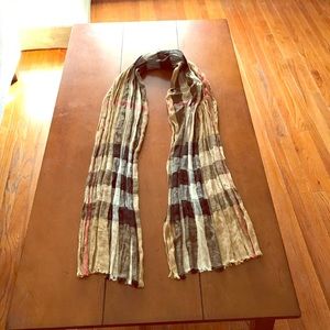 Linen Burberry Scarf
