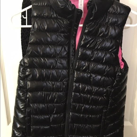 Girls Puffer Vest & velvet cheetah print pants NEW