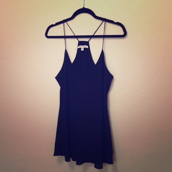 Black tank top