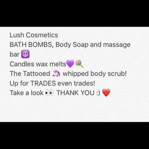 Lush candle and so much