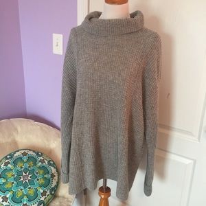 Free People Over Sized Turtleneck Sweater