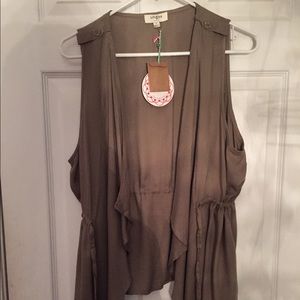 NWT Olive green vest