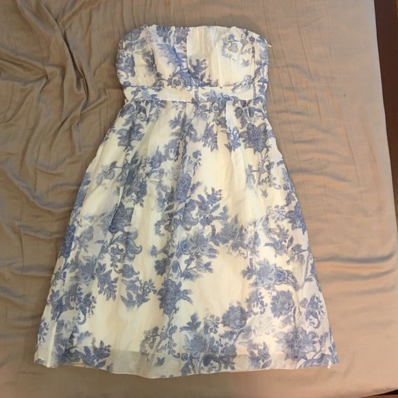 Convertible Paisley Strapless Dress from Gap