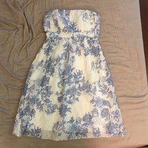 Convertible Paisley Strapless Dress from Gap