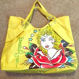 Ed hardy tote bag
