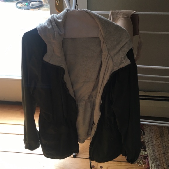 Army green jacket