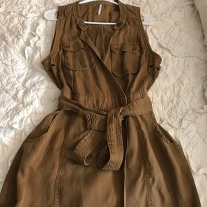 Never worn utility style wrap dress