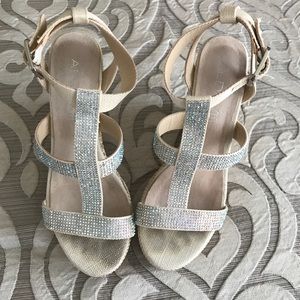 Aldo sparkle wedges