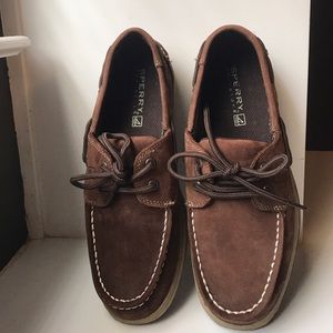 Boys Brown Sperrys