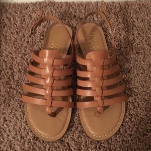 Leather sandals