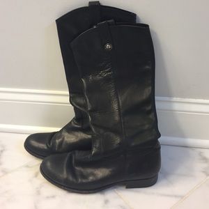 Frye button riding boots black size 10 B
