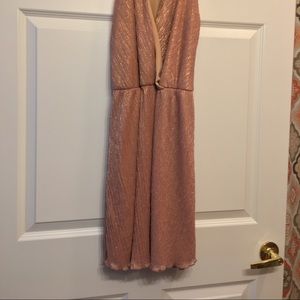 Rose gold dress
