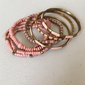 Pink bracelets
