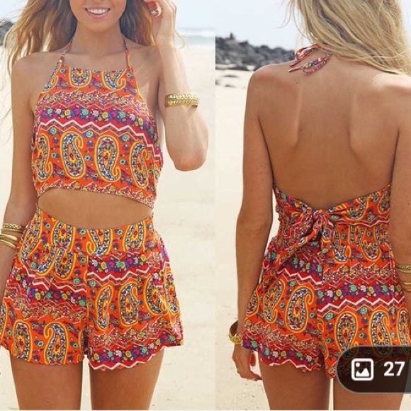 Colorful romper