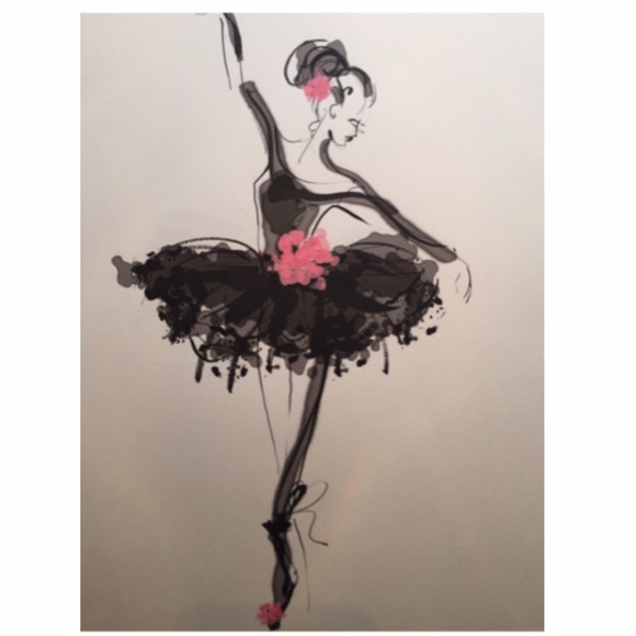Ballerina Fashion Illustration
