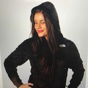 North Face Black Hooded Osito Fleece