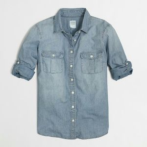 J.Crew chambray button down shirts xs