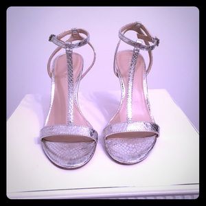 Calvin Klein Sebring Metallic Snake Heels