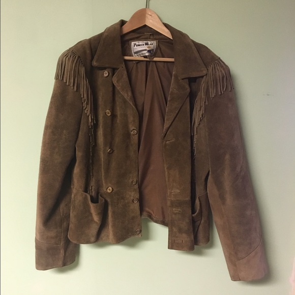 Vintage Suede Fringe Jacket