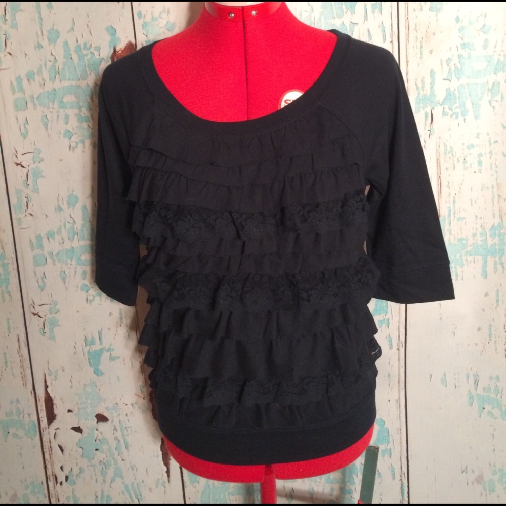Navy Hollister Top