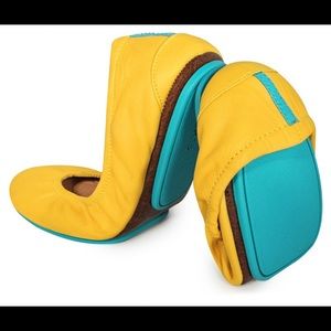 Tieks in 'mustard yellow' size 7