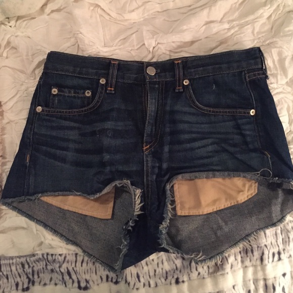 Rag & Bone blue jean shorts