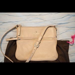 Lovingly Worn Kate Spade Tan Leather Crossbody